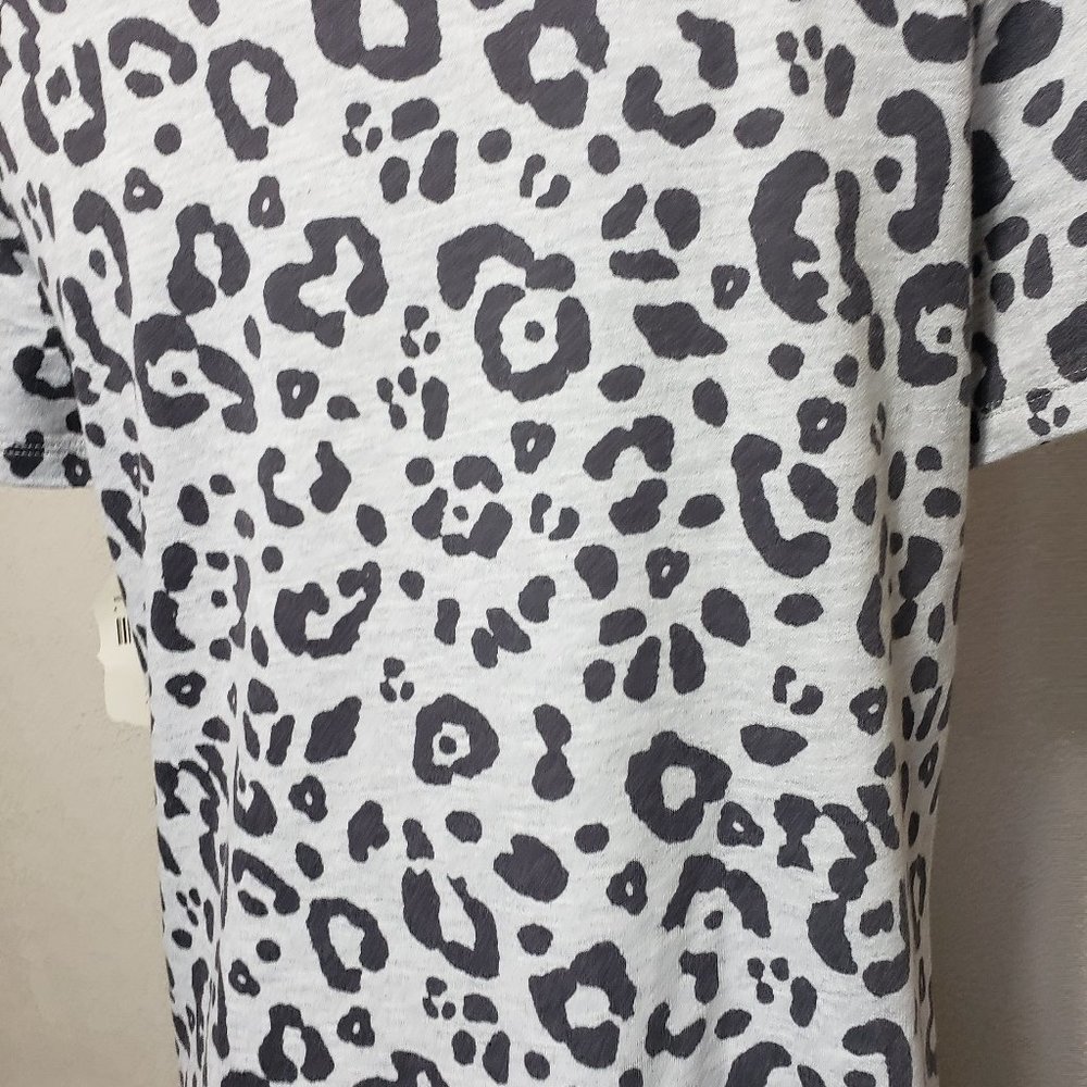 Altar'd State Cheetah Print T Shirt Dress - Picture 3 of 6